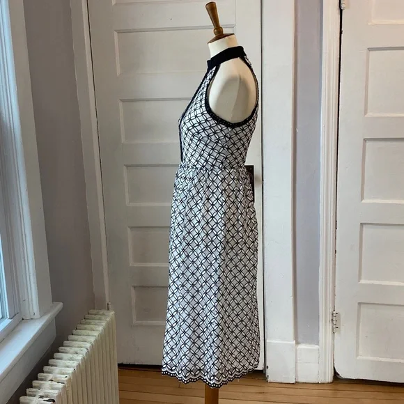 Eri + Ali Ninetta Lace‎ Black White Dress, Size 4 - Picture 10 of 17